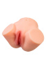 Мастурбатор реалистичный в фоме полуторса, с 2 любовными входами ТPE, телесный, 3,7 кг (в белой коро