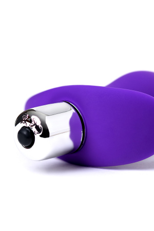 Втулка анальная с вибрацией TOYFA A-Toys, фиолетовая, 11,2 см, Ø 2,7
