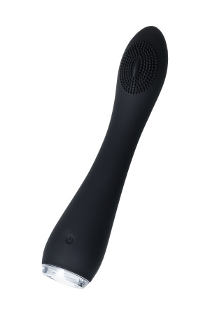 Вибратор  PPP SHIO-PRO BLACK,черный, силикон, 21 см