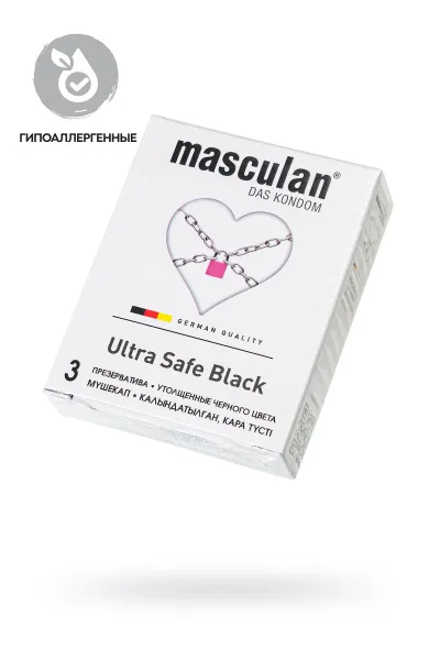 Презервативы Masculan, ultra 4, ультрапрочные, 19 см, 5,3 см, 3 шт.